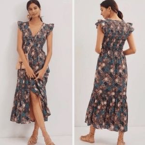 Anthropologie cute ruffle dress